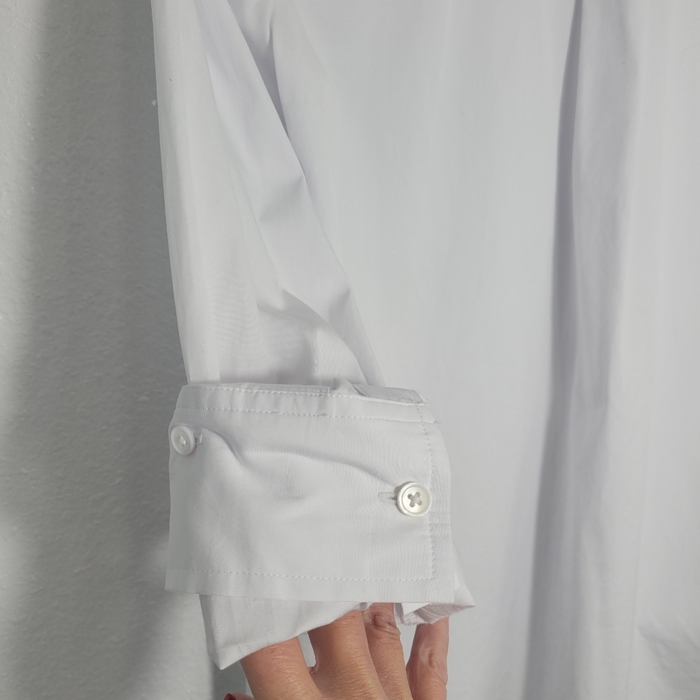 Madewell Relaxed Button-Front Shirt in Poplin| NWT |Sz XS - Picture 9 of 12